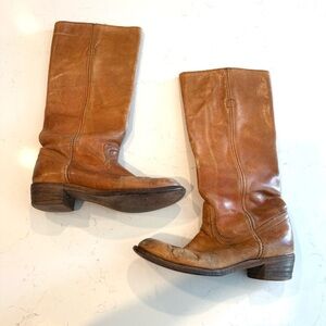 Frye Vintage 80s Campus Tall Leather Boots